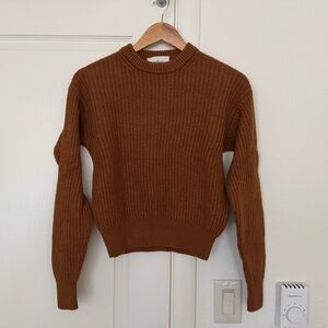 Wilfred Chestnut Crew Neck Sweater
